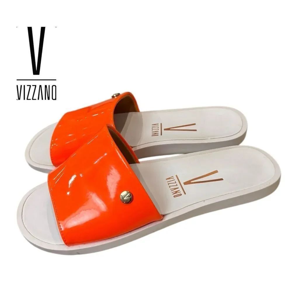 Vizzano Neon Orange Women's Slide Sandals 35 6
